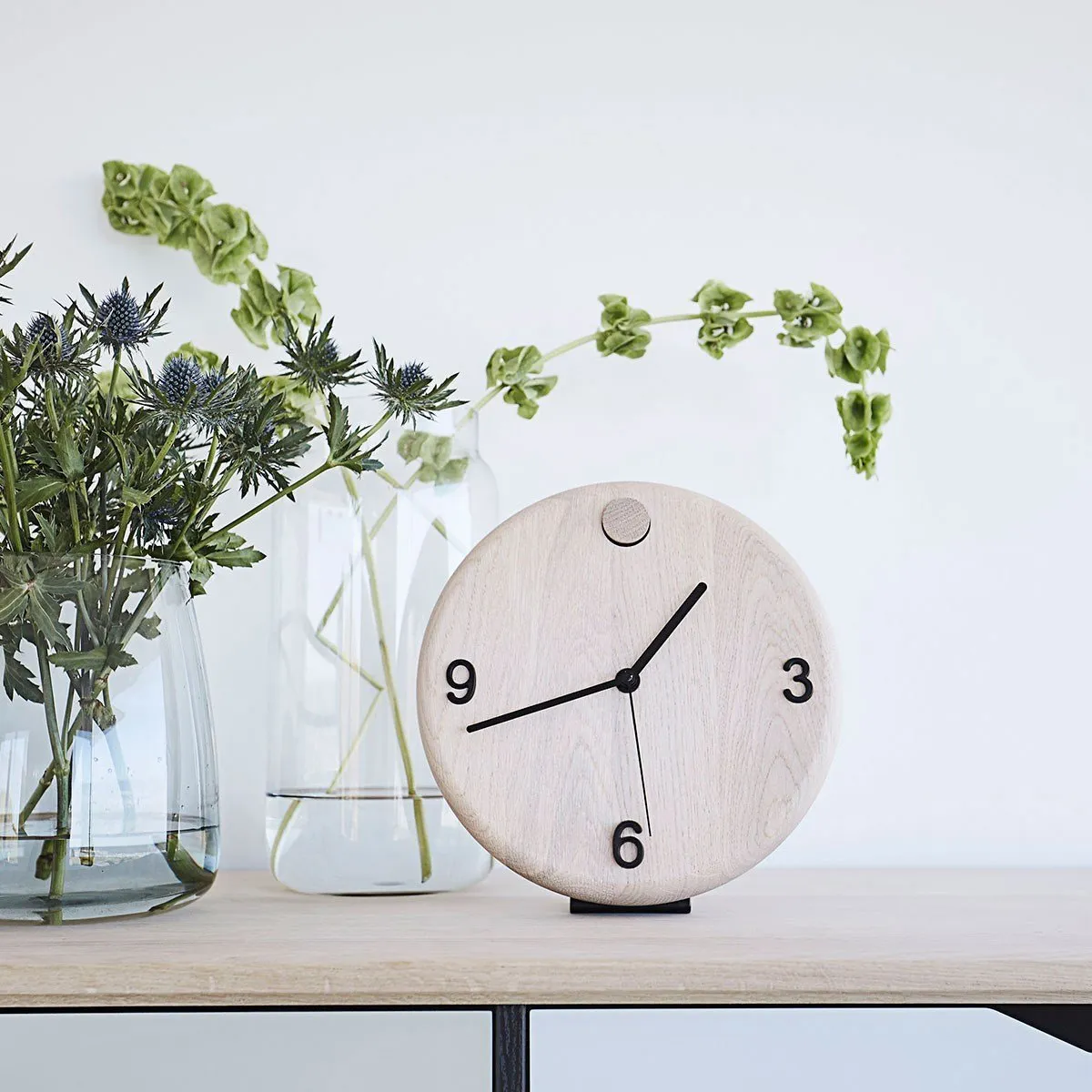 Andersen Furniture Wood Time Watch, Oak, ø22cm