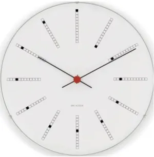Arne Jacobsen Bankers Wall Clock, 21cm