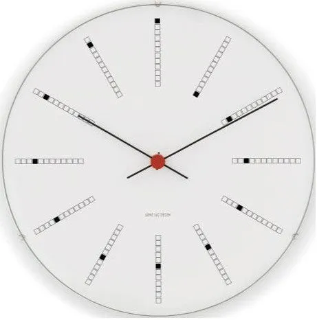 Arne Jacobsen Bankers Wall Clock, 48cm