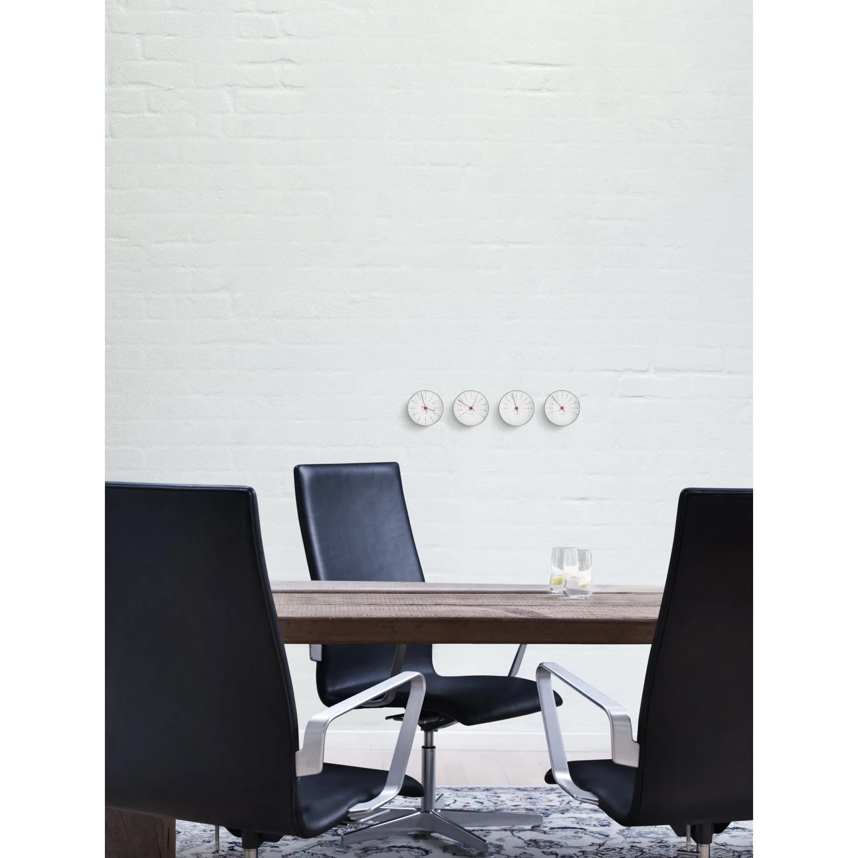 Arne Jacobsen City Hall Wall Clock, 16cm