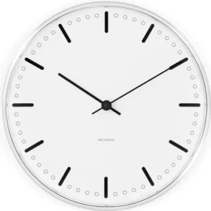 Arne Jacobsen City Hall Wall Clock, 21cm
