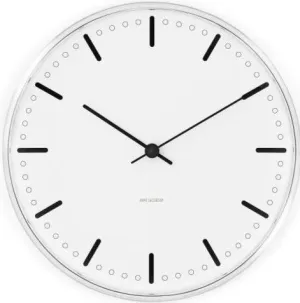 Arne Jacobsen City Hall Wall Clock, 29cm