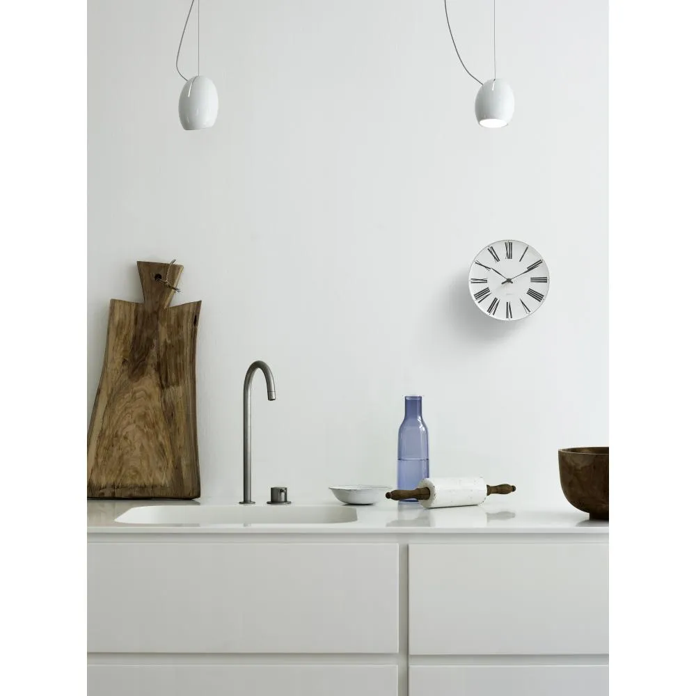 Arne Jacobsen Roman Wall Clock, 29cm