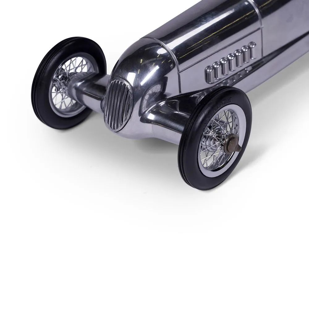 Authentic Models Silver Arrow Racing Car Model, Red Seat