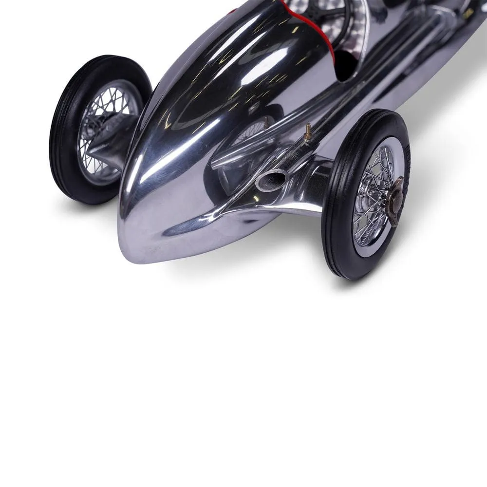 Authentic Models Silver Arrow Racing Car Model, Red Seat
