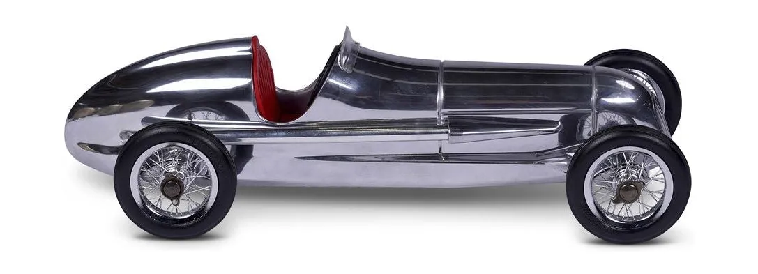 Authentic Models Silver Arrow Racing Car Model, Red Seat