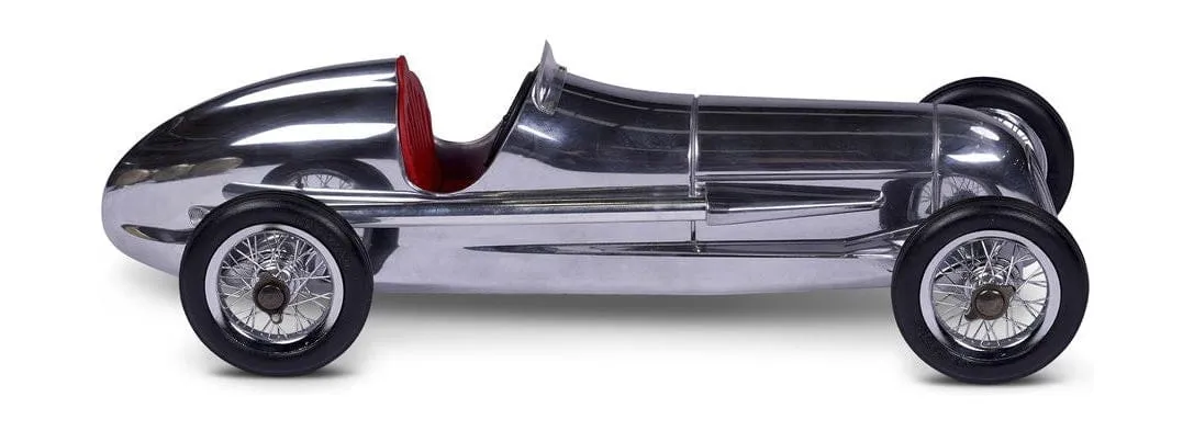 Authentic Models Silver Arrow Racing Car Model, Red Seat