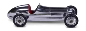 Authentic Models Silver Arrow Racing Car Model, Red Seat