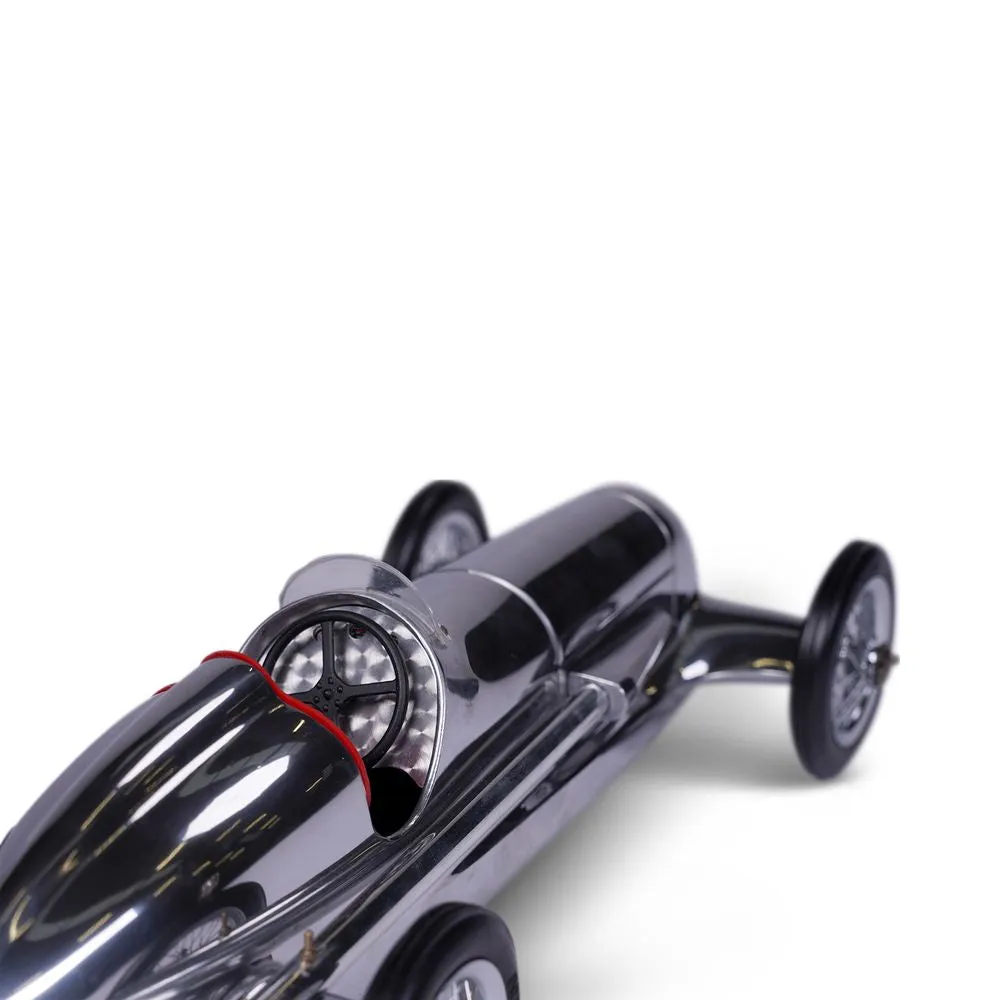 Authentic Models Silver Arrow Racing Car Model, Red Seat