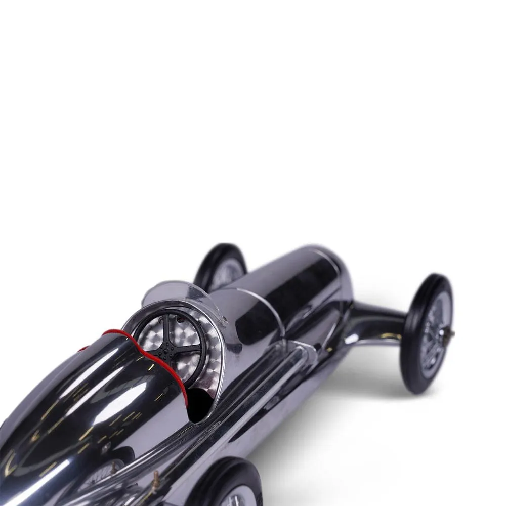 Authentic Models Silver Arrow Racing Car Model, Red Seat