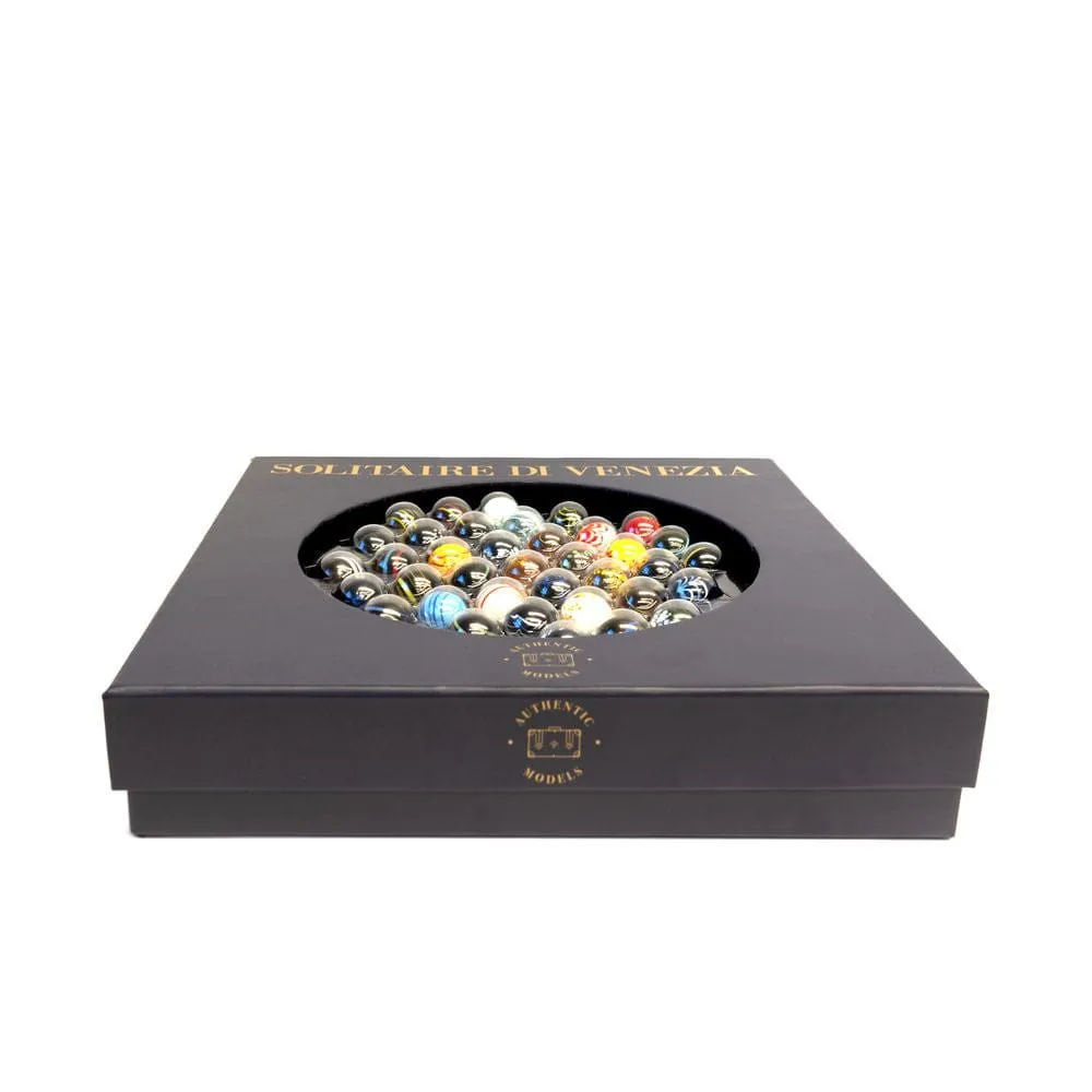 Authentic Models Solitaire Di Venezia Game 25 Mm Glass Balls