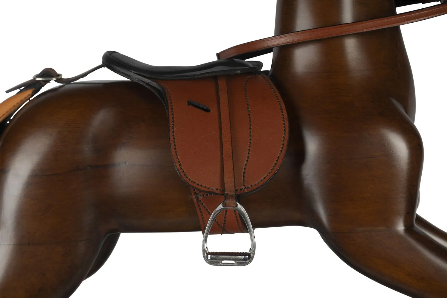 Authentic Models Victorian Rocking Horse Replica, Dark Brown