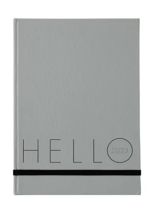 Design Letters Calendar 2023, Cool Gray
