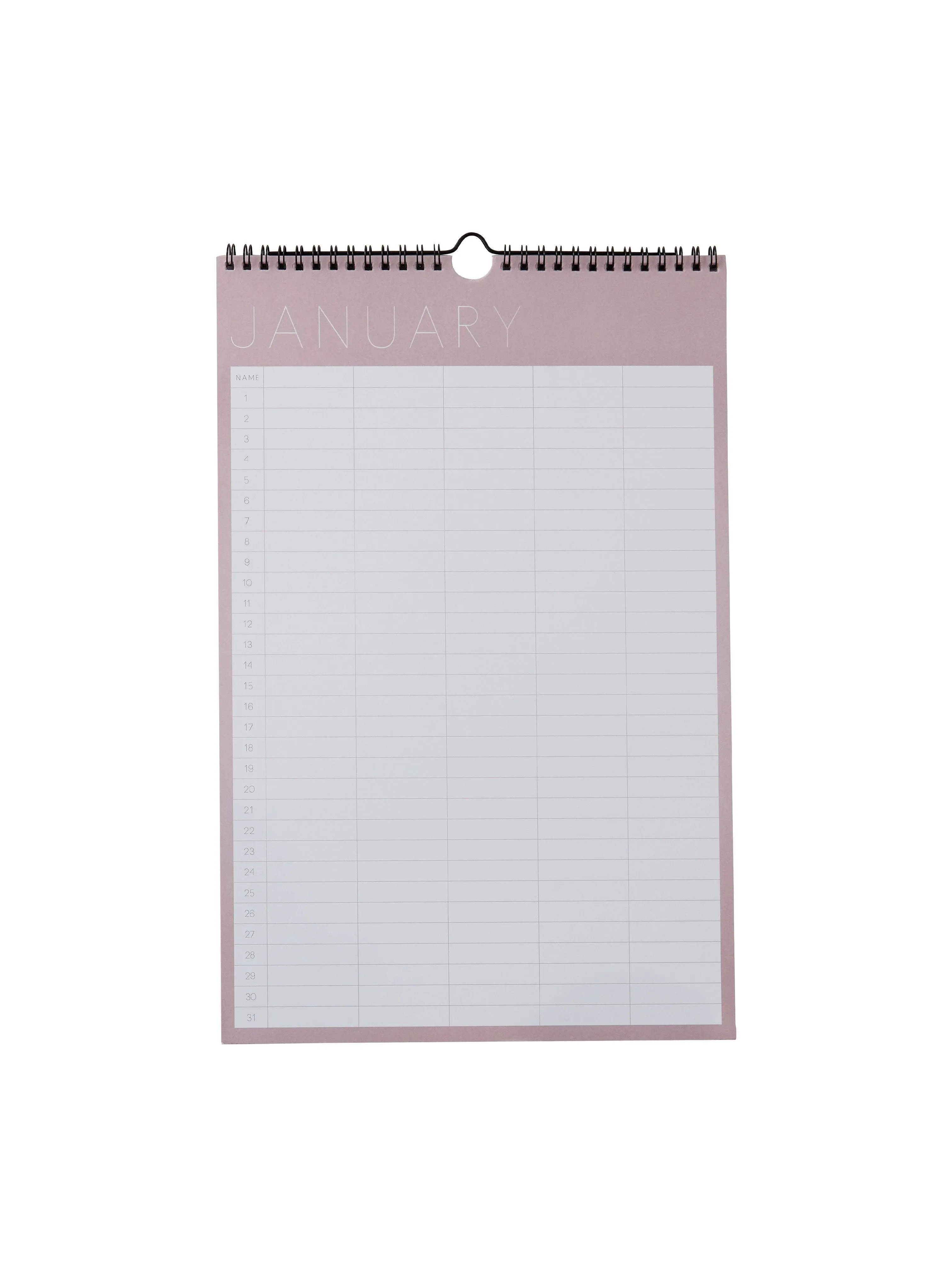 Design Letters Monthly Planner, Lavender
