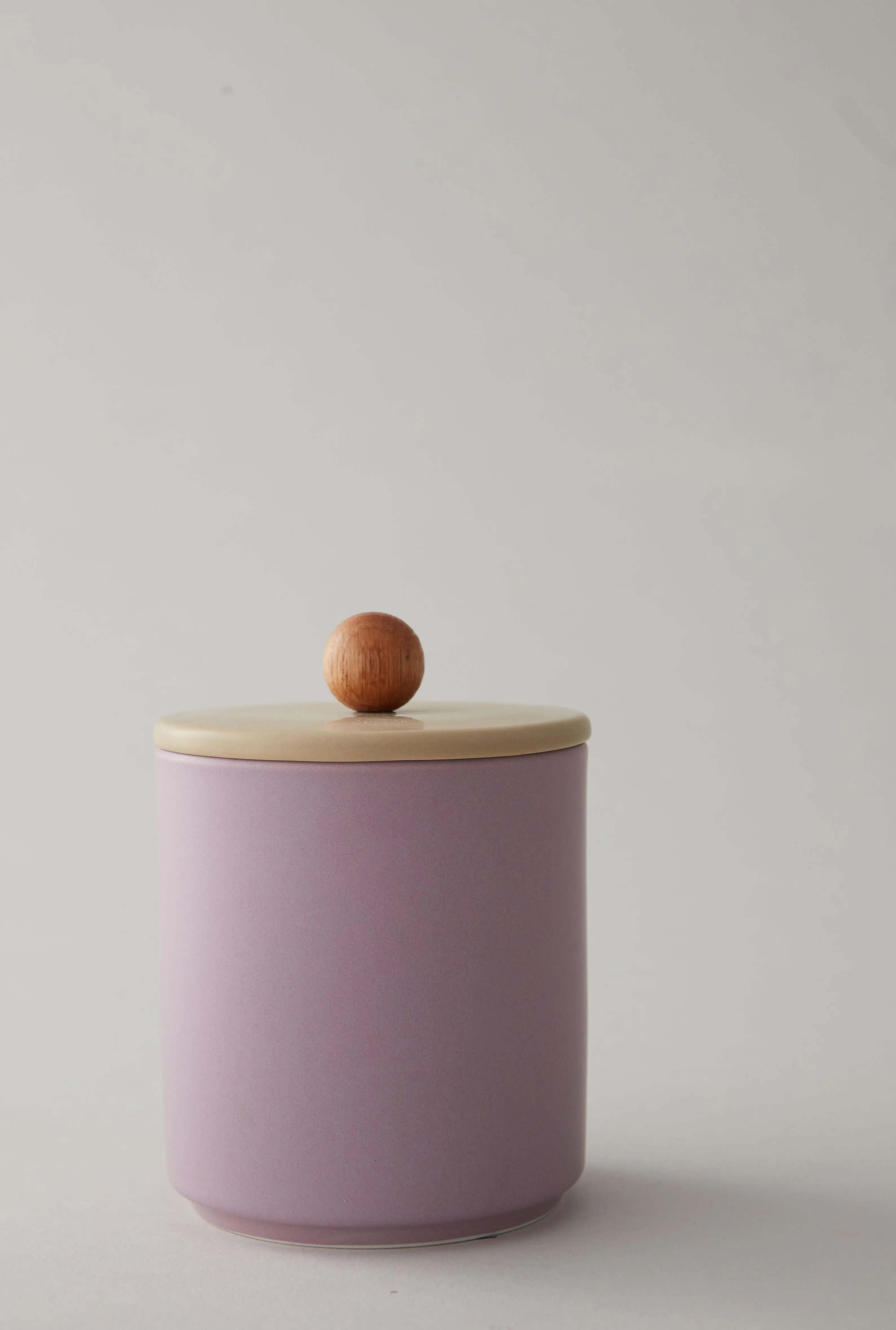 Design Letters Treasure Jar, Lavender/Beige