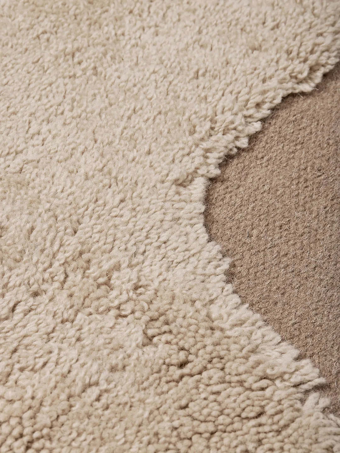 Ferm Living Alley Uldtæppe Natural, Small