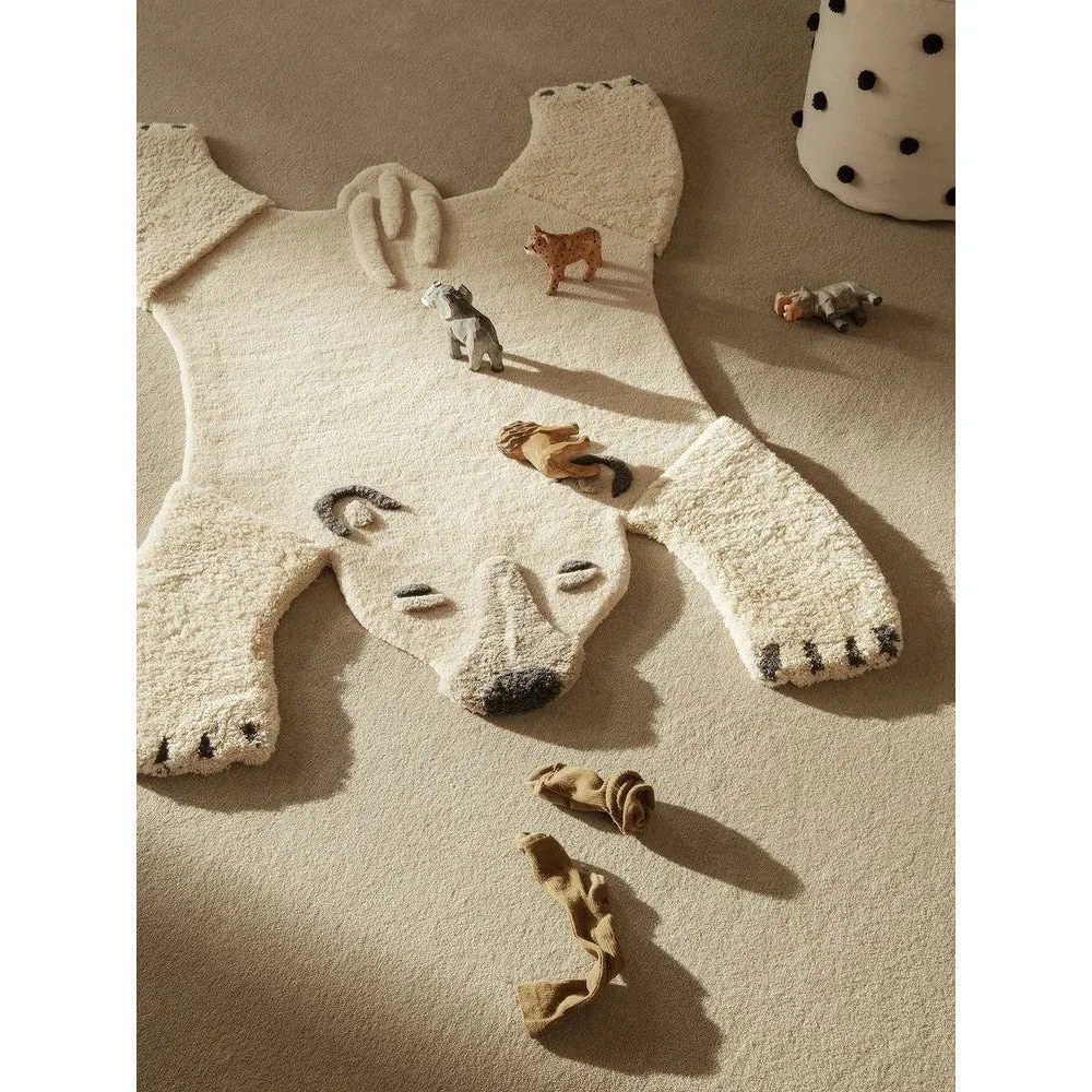 Ferm Living Animal Tufted Rug Polar Bear