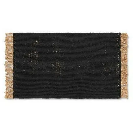 Ferm Living Block Mat 80x50 Cm, Black