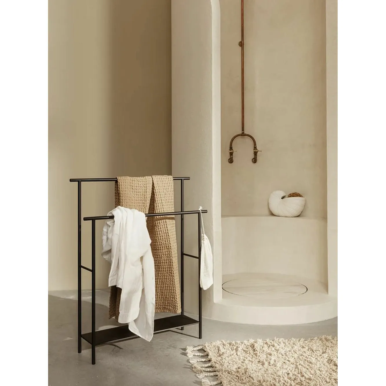 Ferm Living Dora Towel Rail, Black