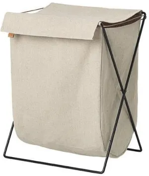 Ferm Living Herman Laundry Basket, Black/Beige