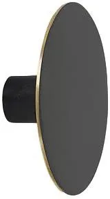 Ferm Living Hook Black Brass, ø7cm