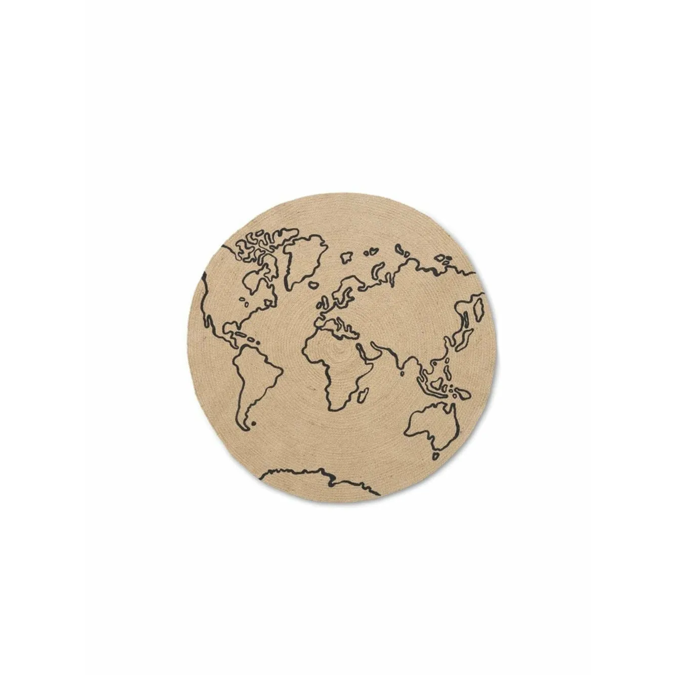 Ferm Living Jute Carpet Large, World