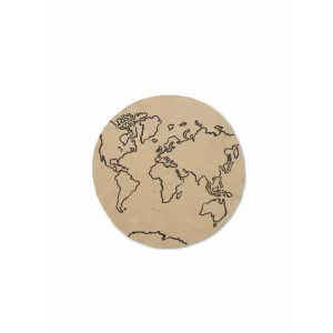Ferm Living Jute Carpet Large, World