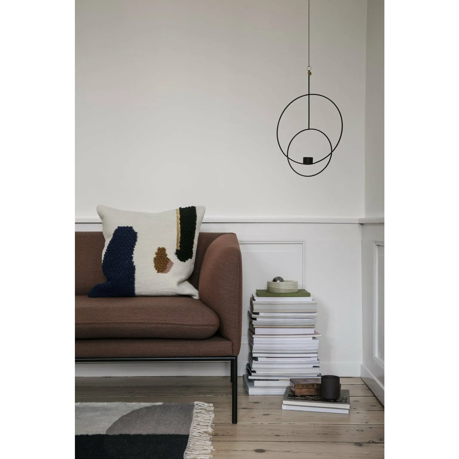 Ferm Living Kelim Borders Mat, 50x70cm
