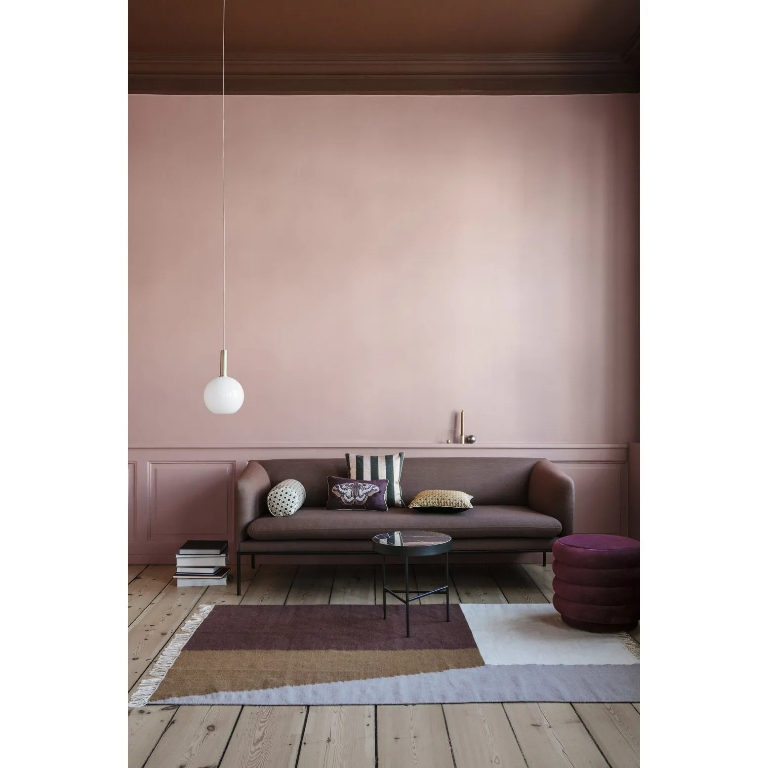 Ferm Living Kelim Carpet Borders, 80x140cm