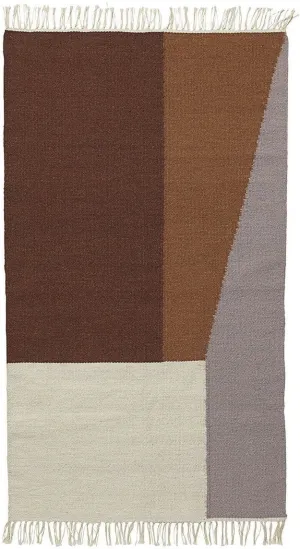 Ferm Living Kelim Carpet Borders, 80x140cm