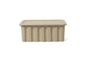 Ferm Living Paper Pulp Box Brown 40cm, 2pcs.