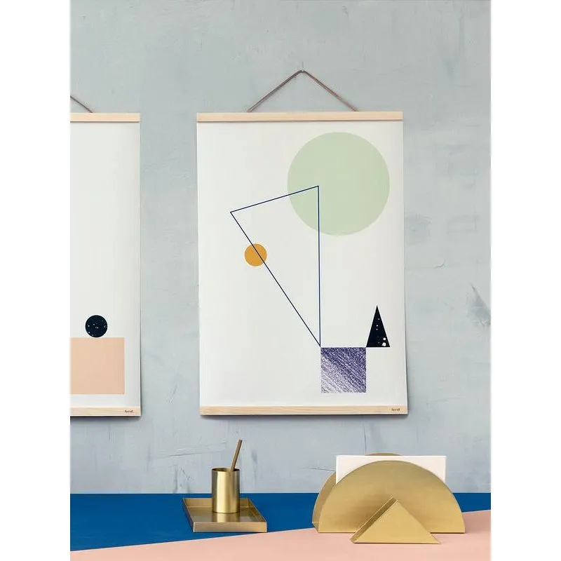 Ferm Living Pen Holder Brass, ø6cm
