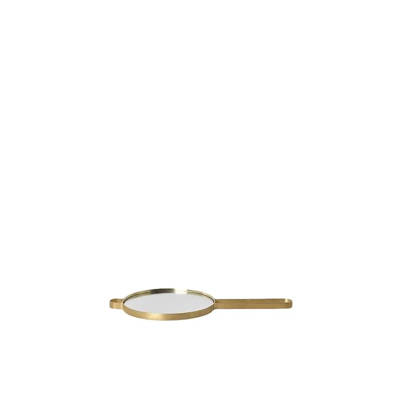 Ferm Living Poise Hand Mirror, Brass