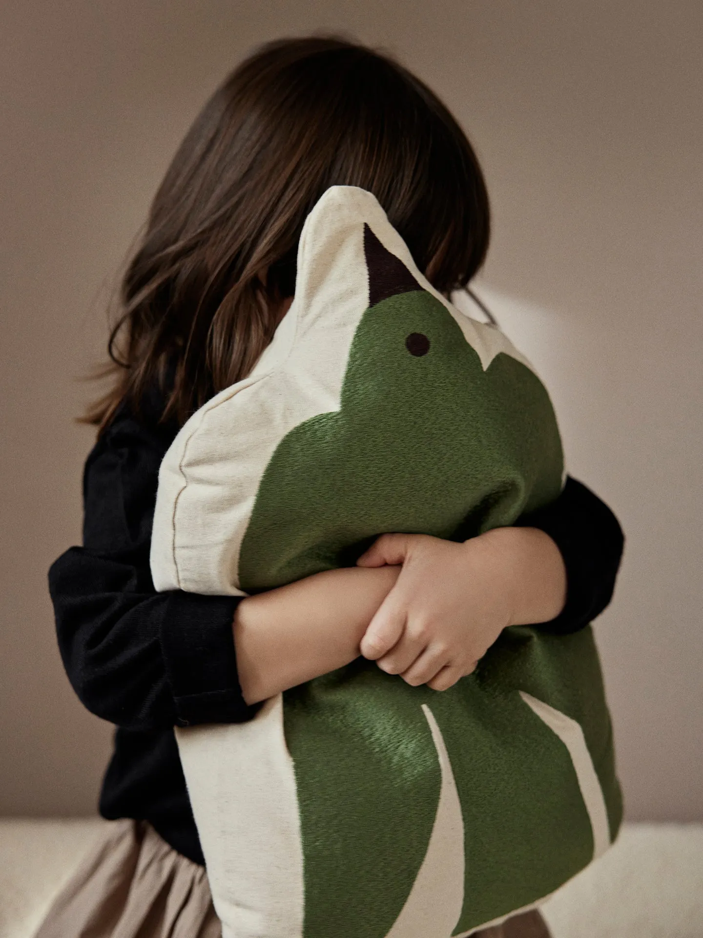 Ferm Living Swif Bird Cushion Avocado Green