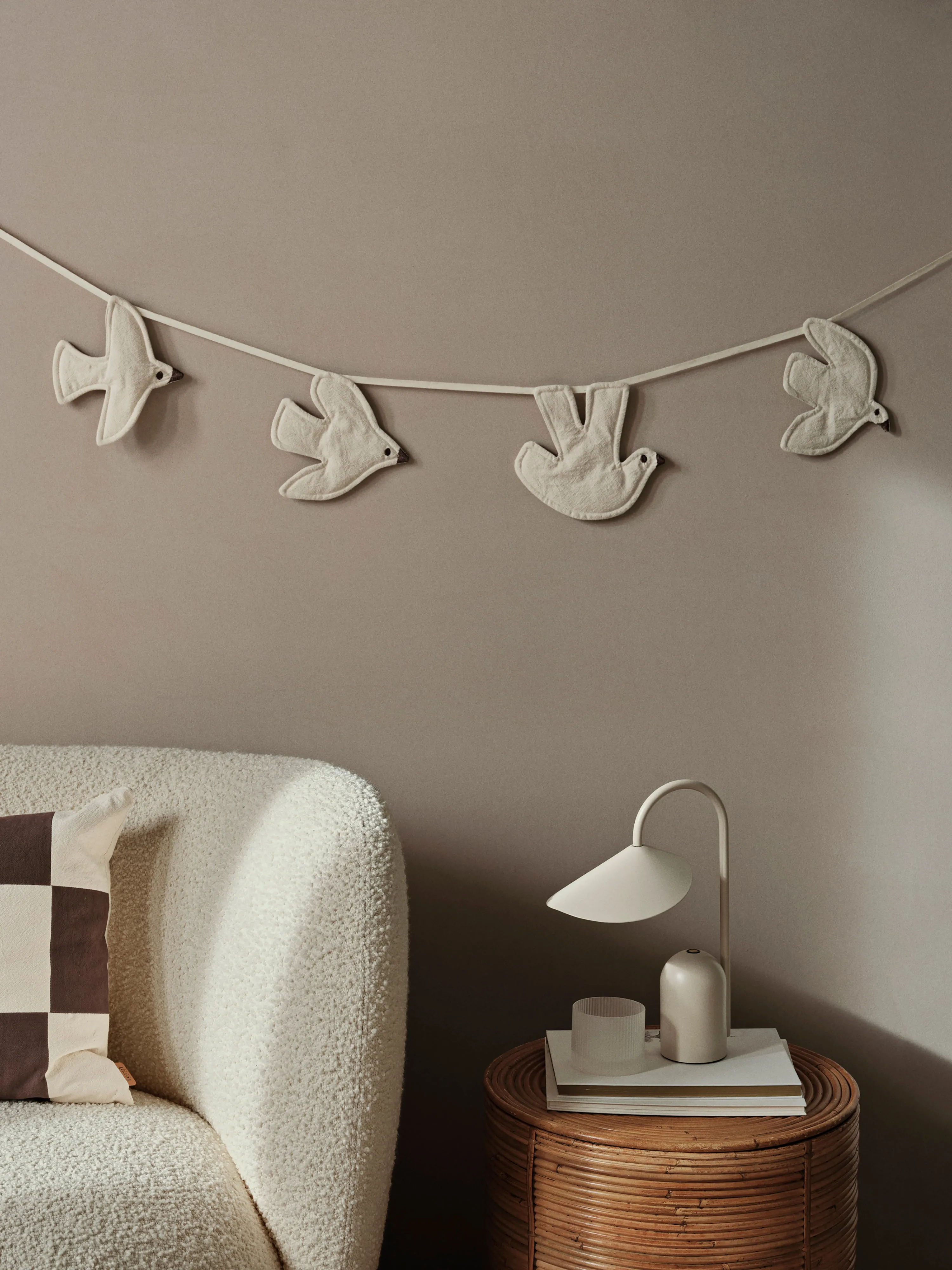 Ferm Living Swif Bird Garland Undyed