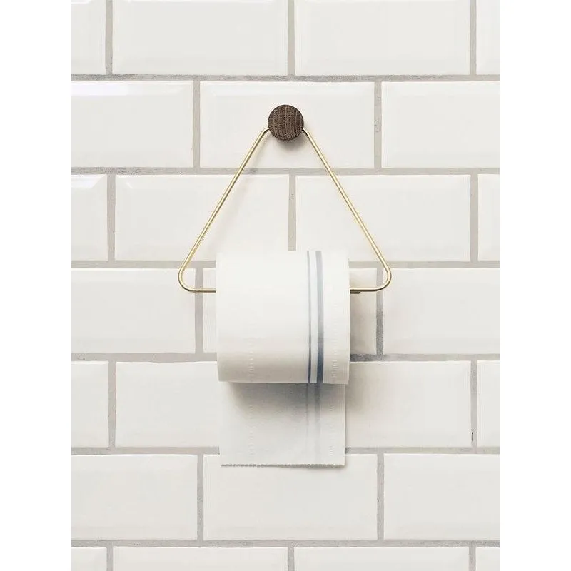 Ferm Living Toilet Paper Holder, Brass