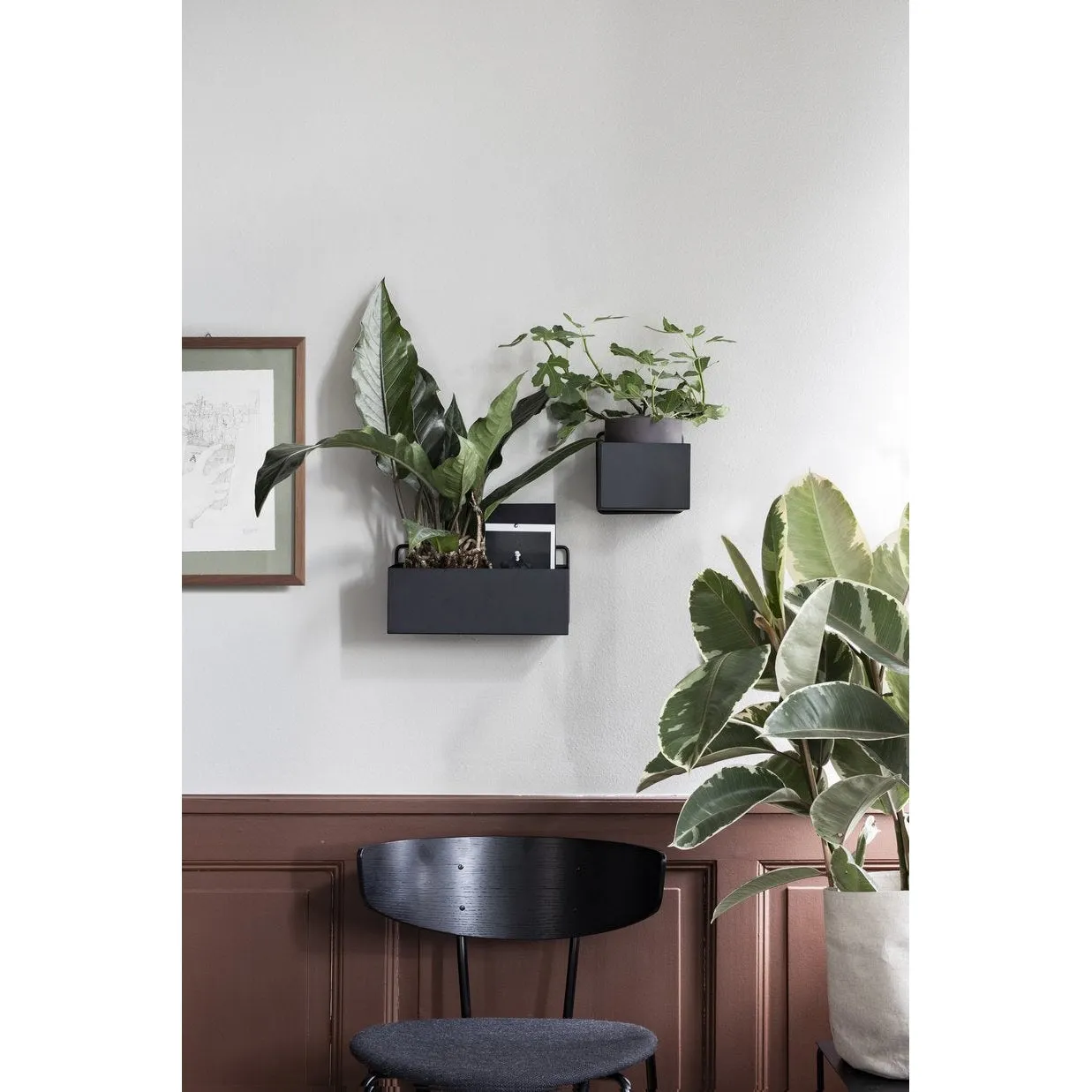 Ferm Living Wall Box Black, Medium