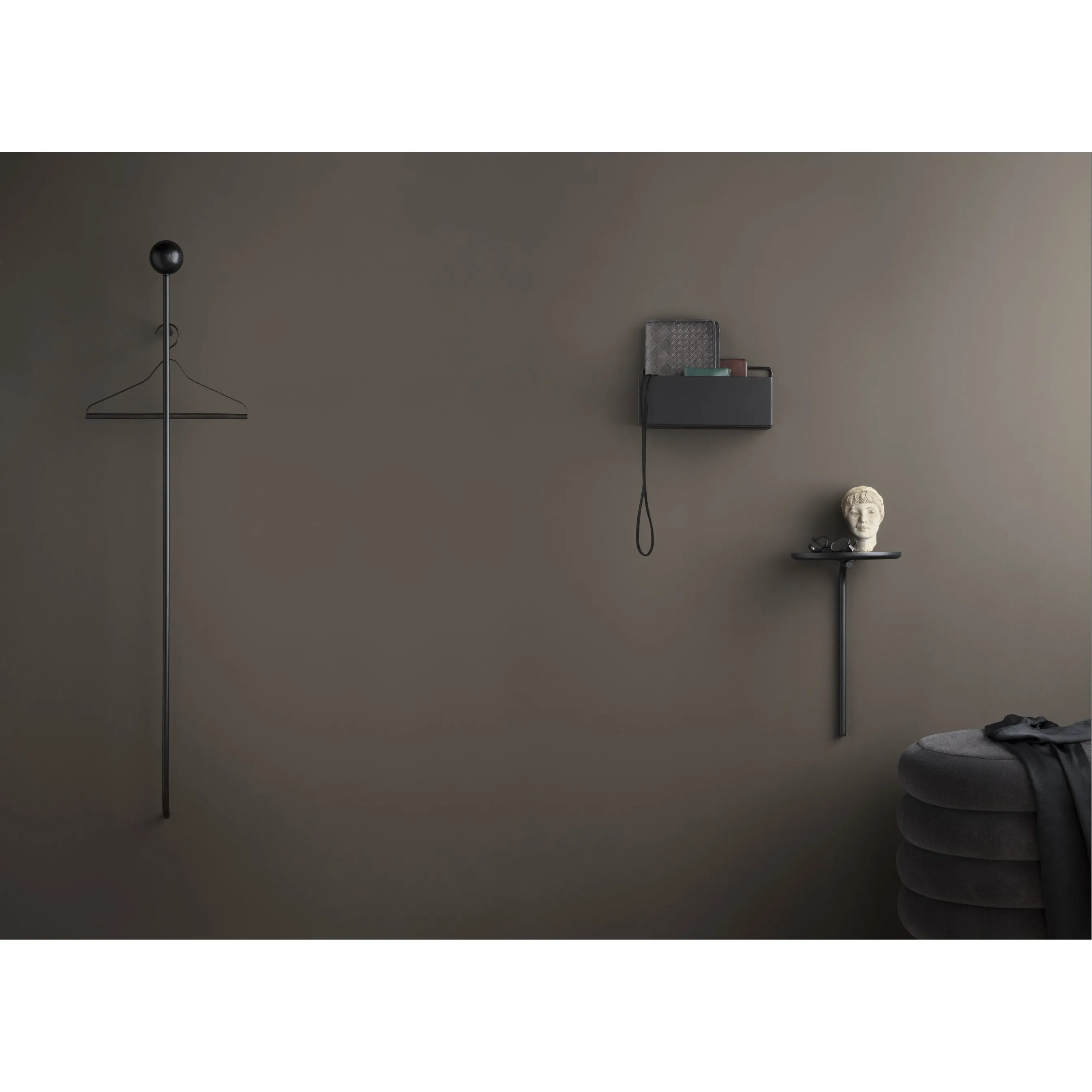 Ferm Living Wall Box Black, Medium