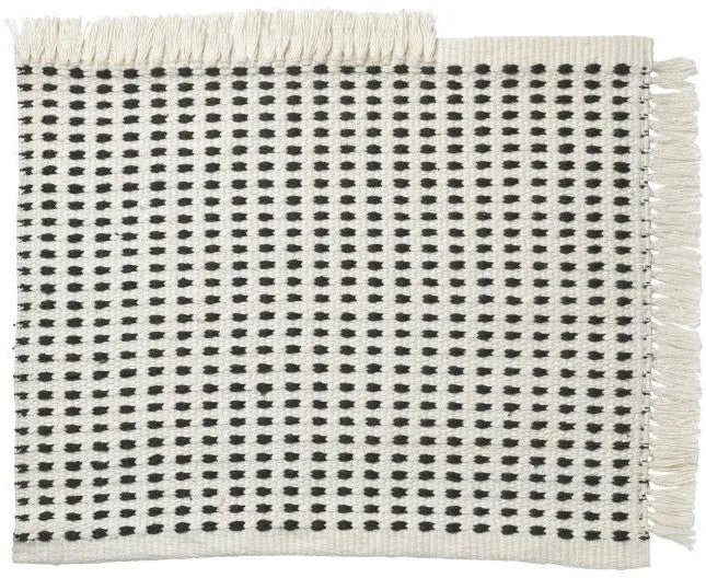 Ferm Living Way Outdoor Mat White Blue, 50x70 Cm