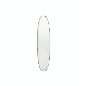 Flos La Plus Belle Mirror With Integrated Lighting, Brushed Gold