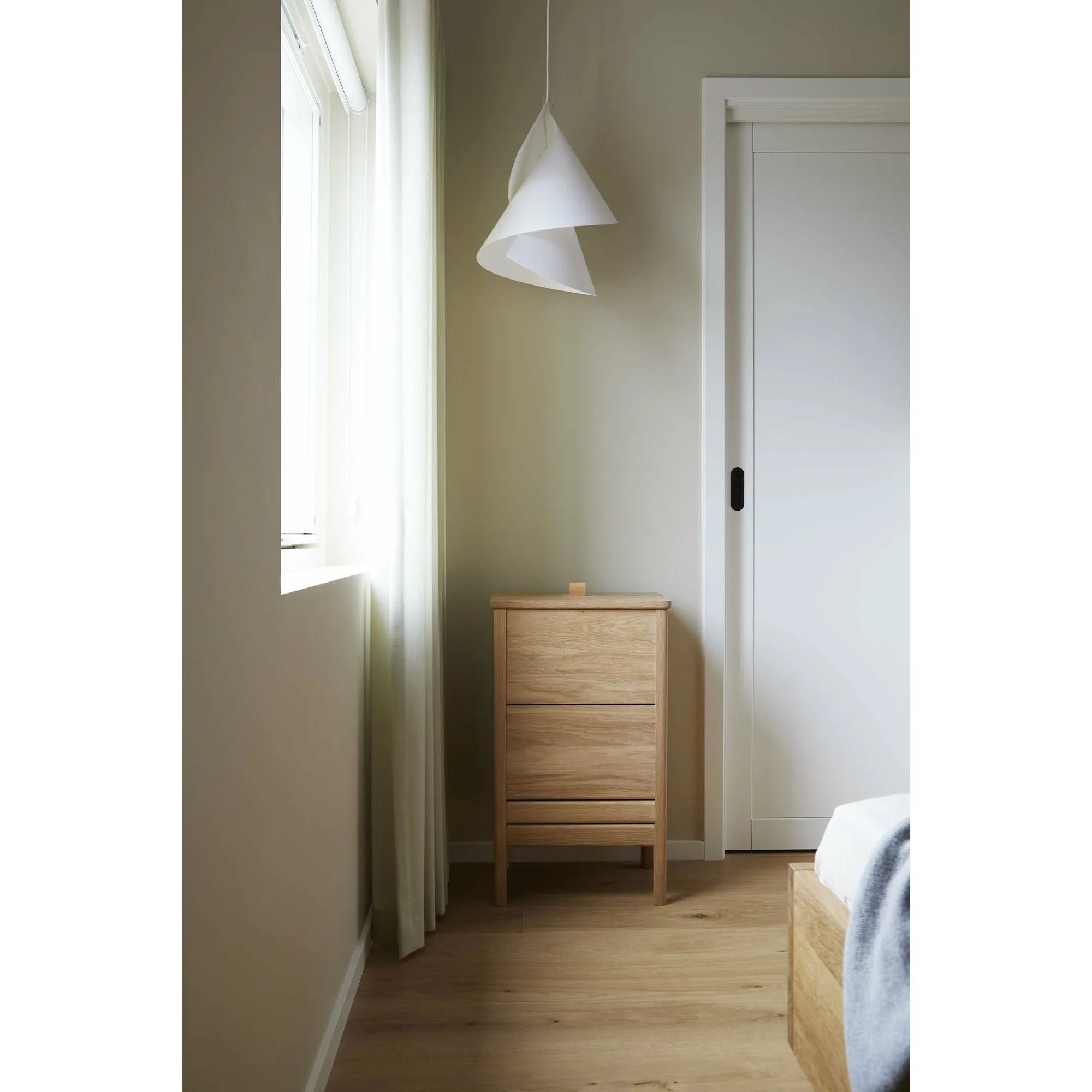 Form & Refine A Line Laundry Box. Oak