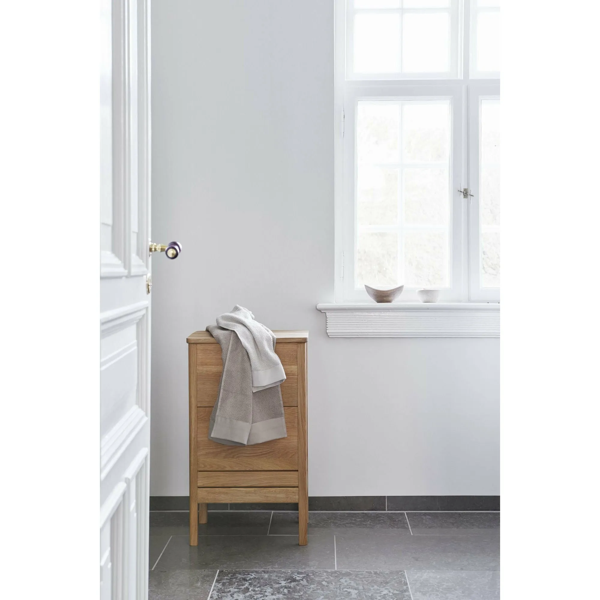 Form & Refine A Line Laundry Box. Oak