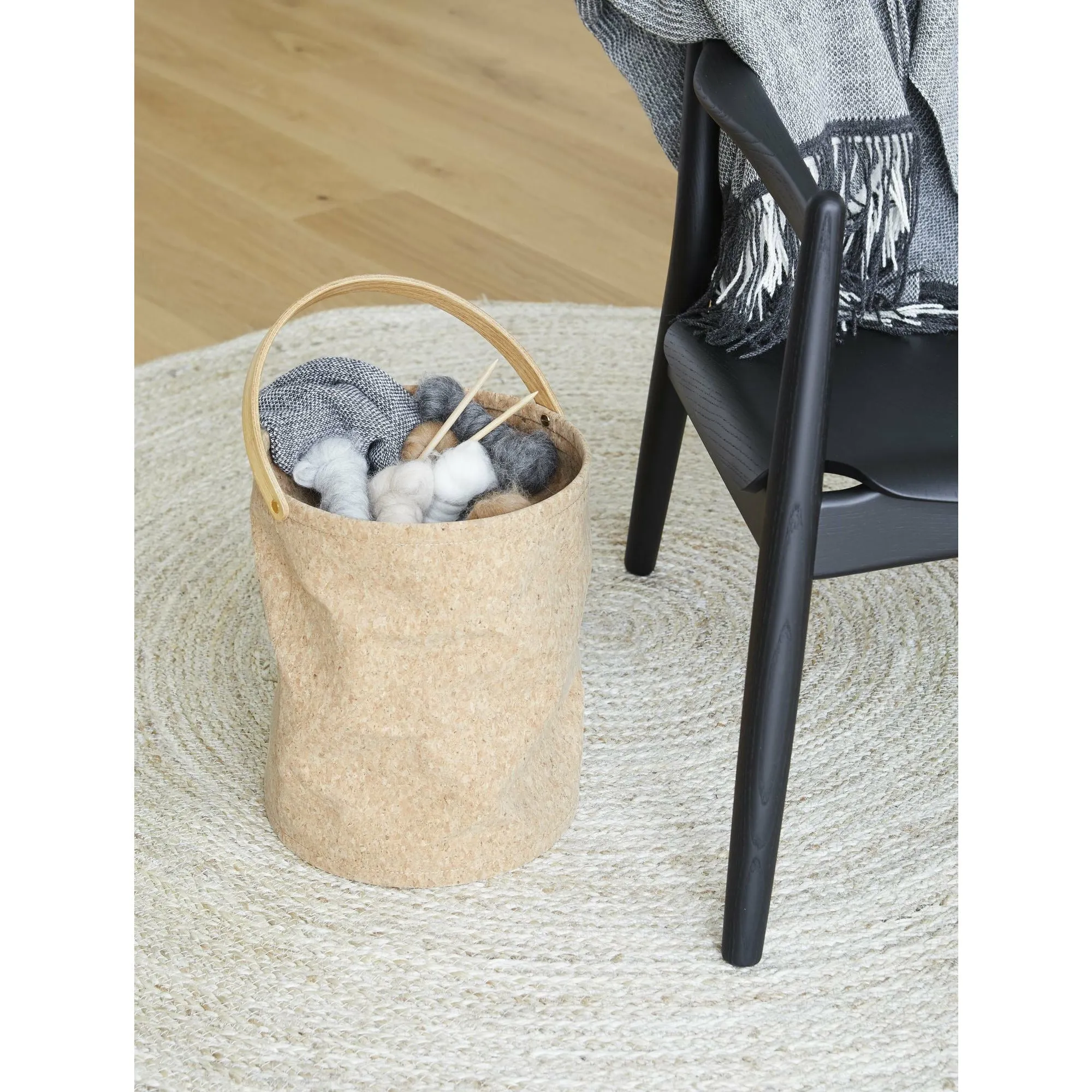 Form & Refine Nest Cork Paper Bin