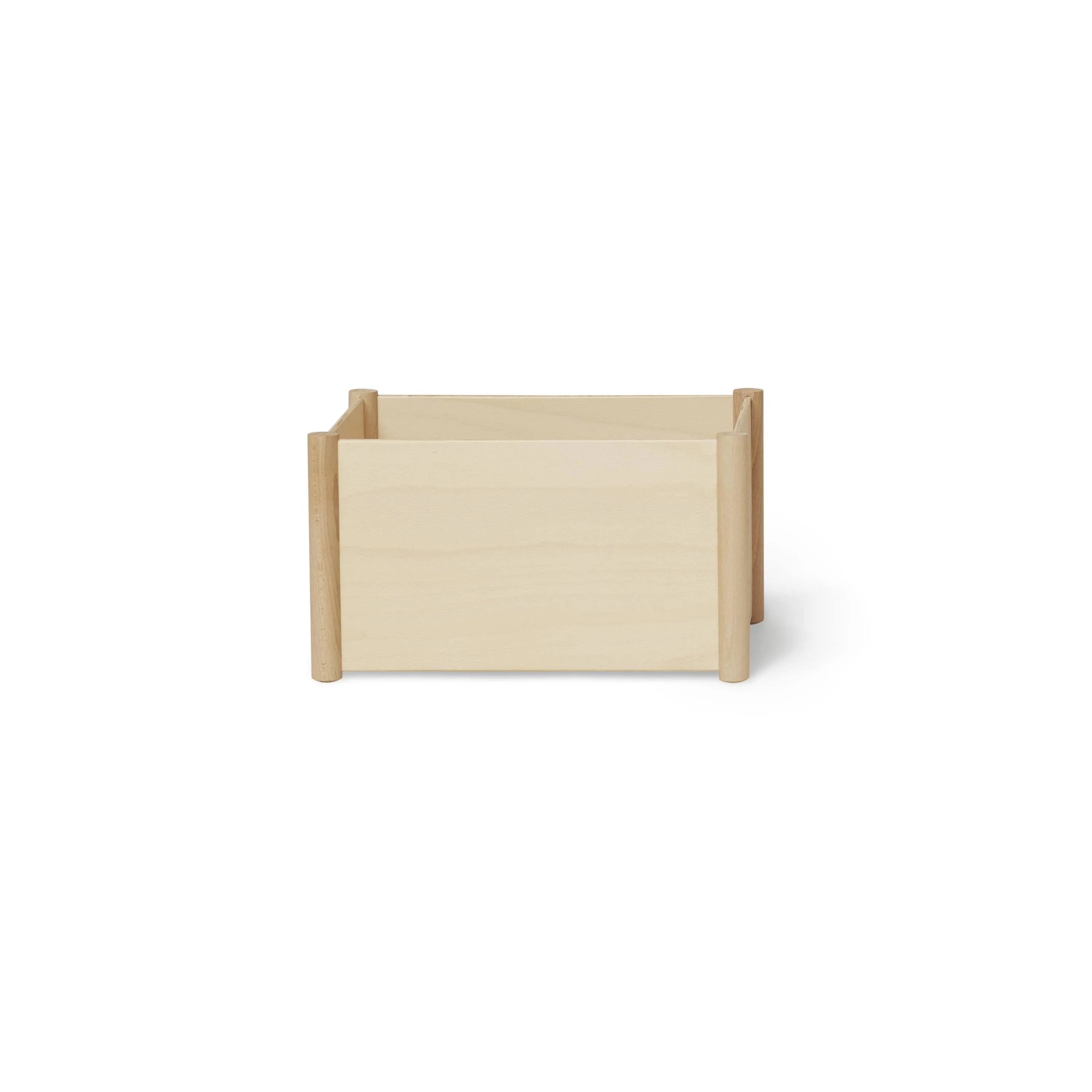 Form & Refine Pillar Storage Box Medium, Beech