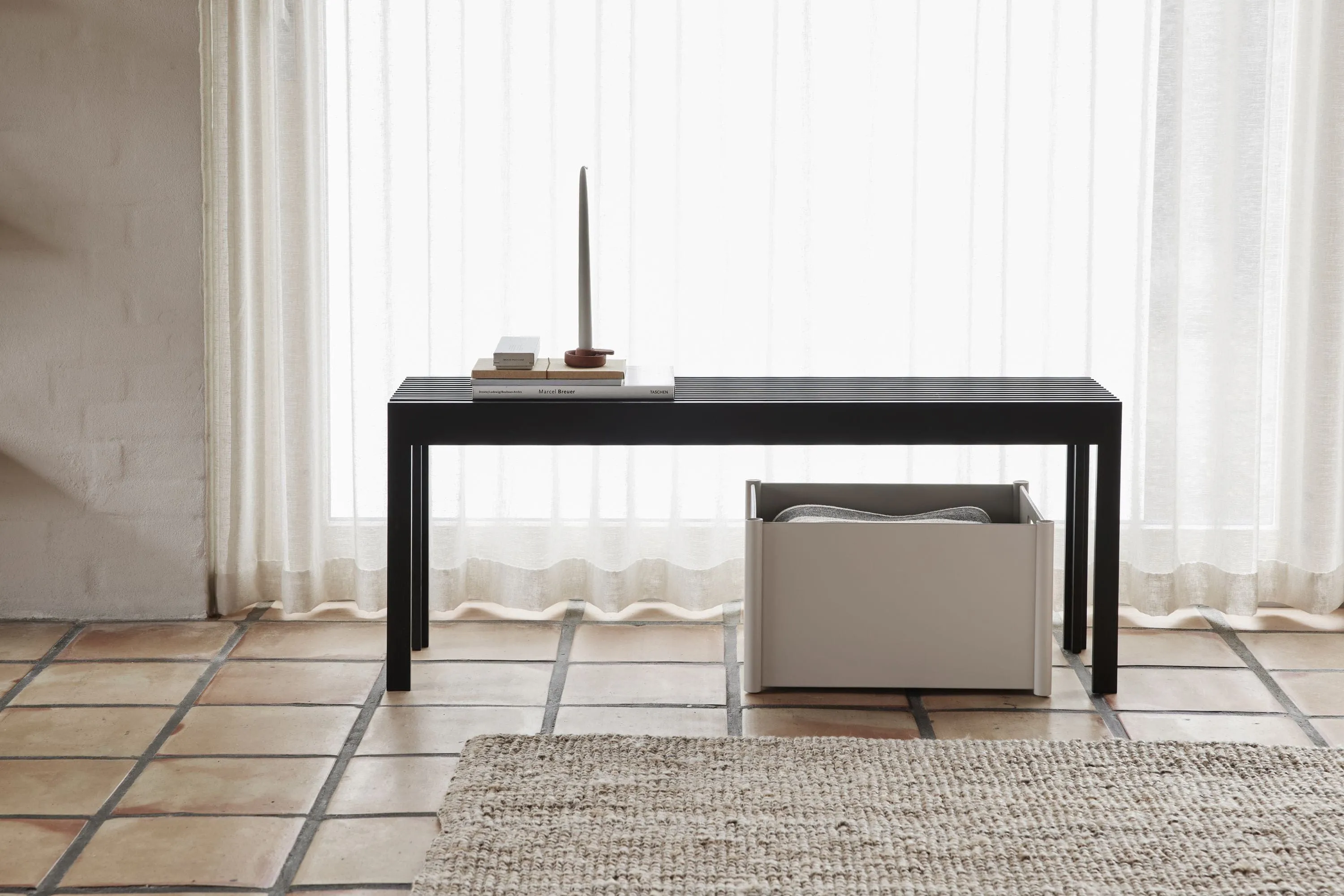 Form & Refine Pillar Storage Box Medium, Beech