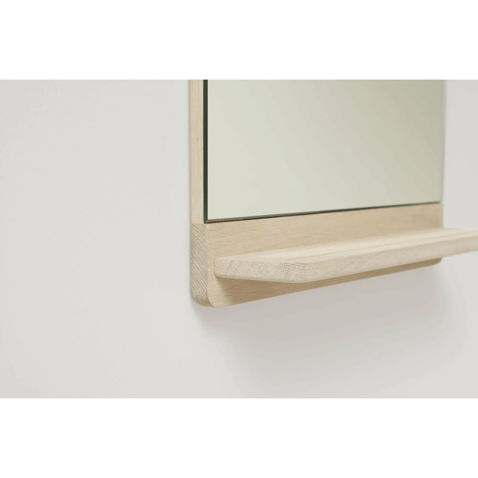 Form & Refine Rim Wall Mirror. White Oak