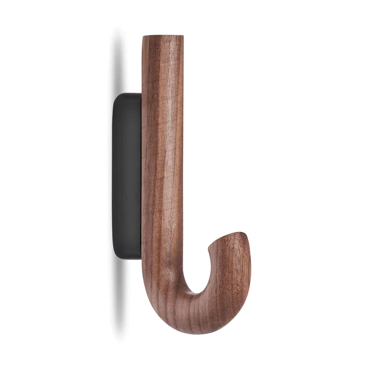Gejst Hook Mini Hook, Walnut/Black
