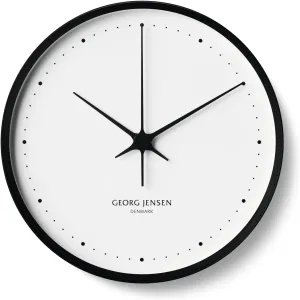 Georg Jensen Henning Koppel Wall Clock Black, 30 Cm