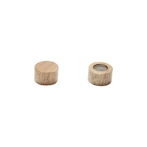 Hübsch Attract Magnets Round Rubber/Wood