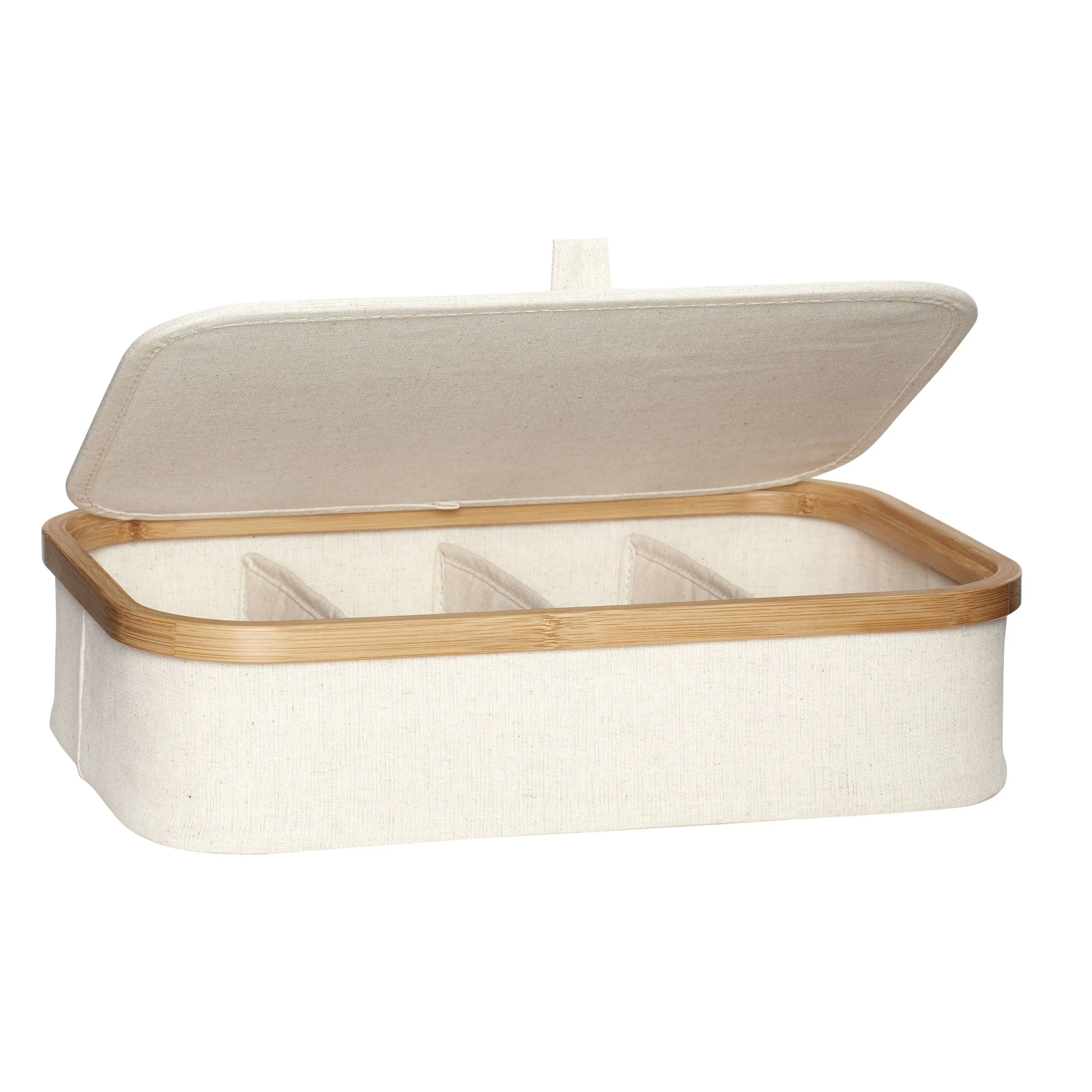 Hübsch Ecru Storage (Set Of 2), Beige